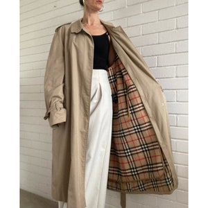 Burberry trench size sale 54