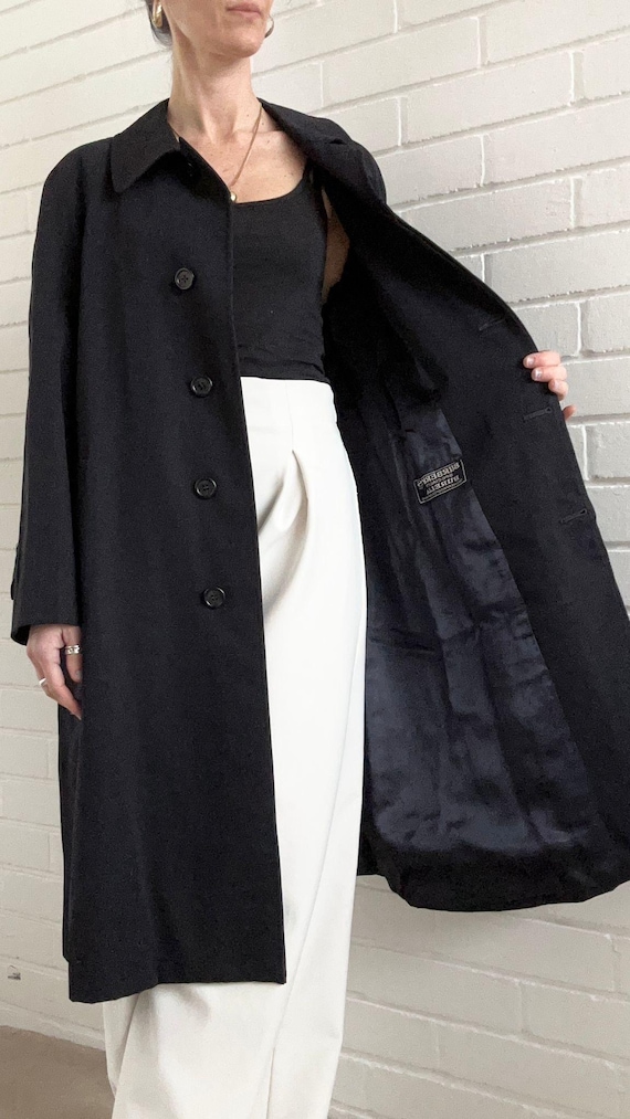 Vintage Burberry Trench Coat - Black - Women UK 14 (US 10) (42 Our