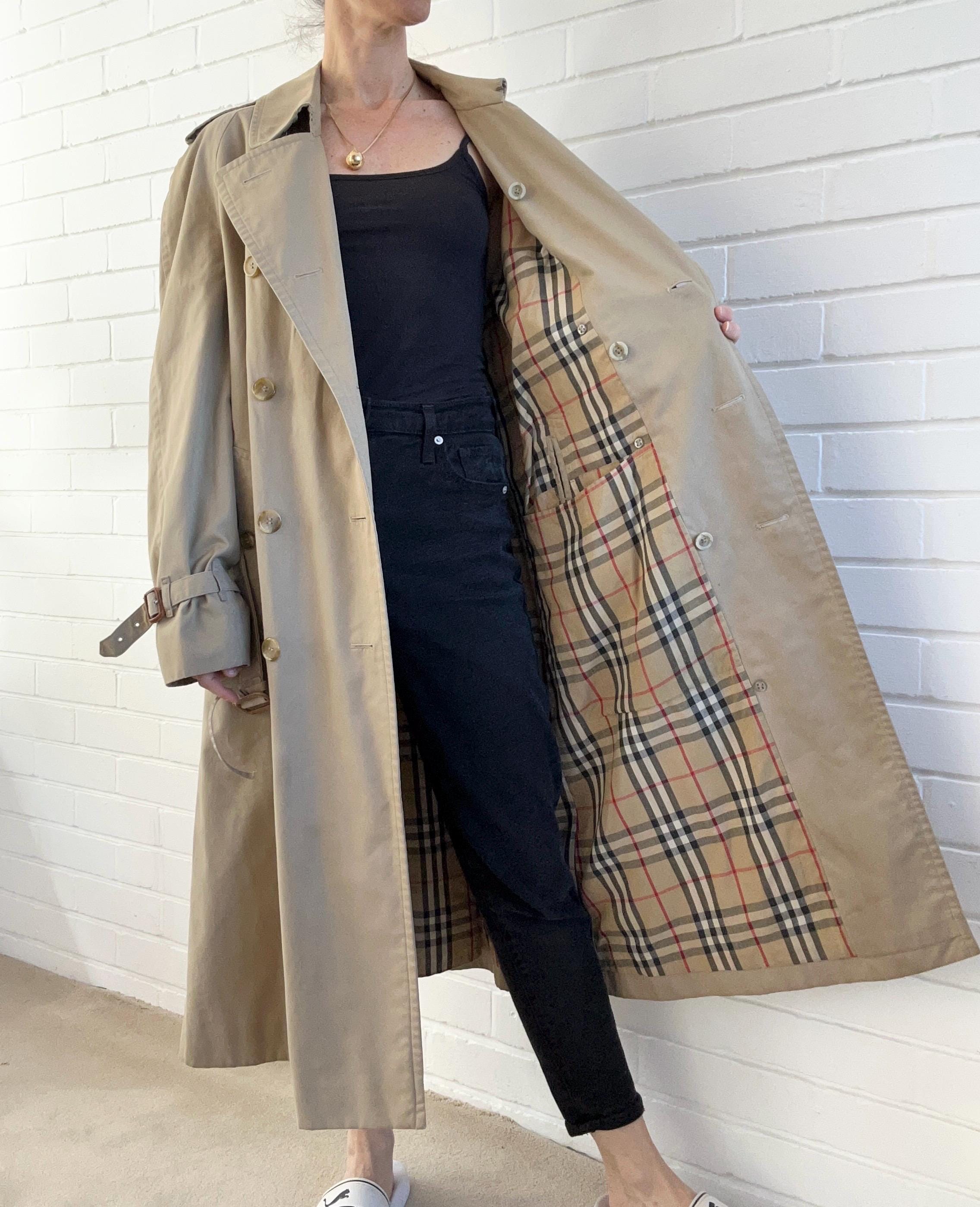 Vintage Burberry Jacket - Etsy