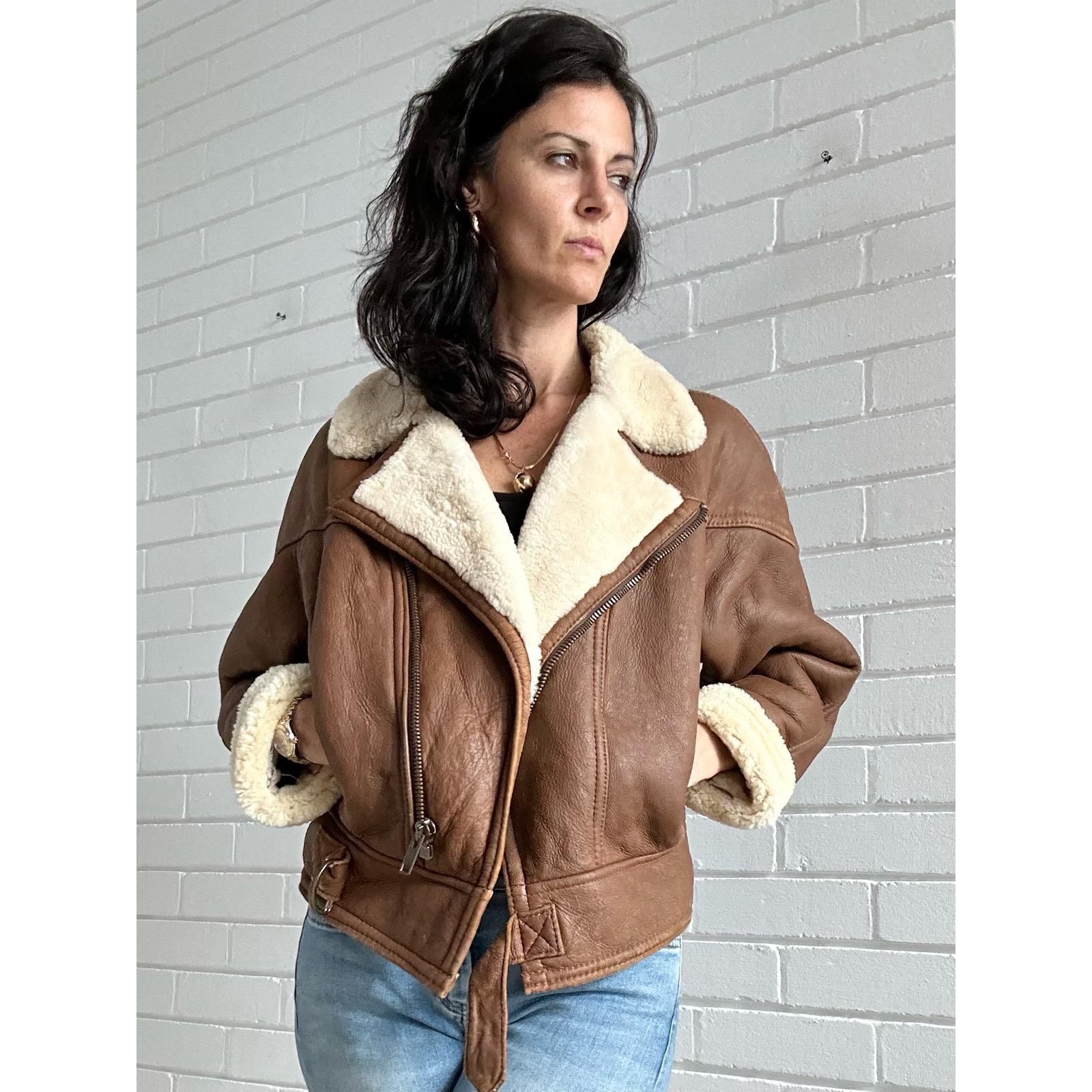 Blouson aviateur marron hotsell