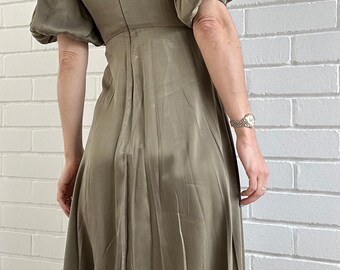 ZIMMERMANN 5148DSS255TAN 関税送料込 Zimmermann Dress - Midi - Pure Silk - Green - Womens Size 6