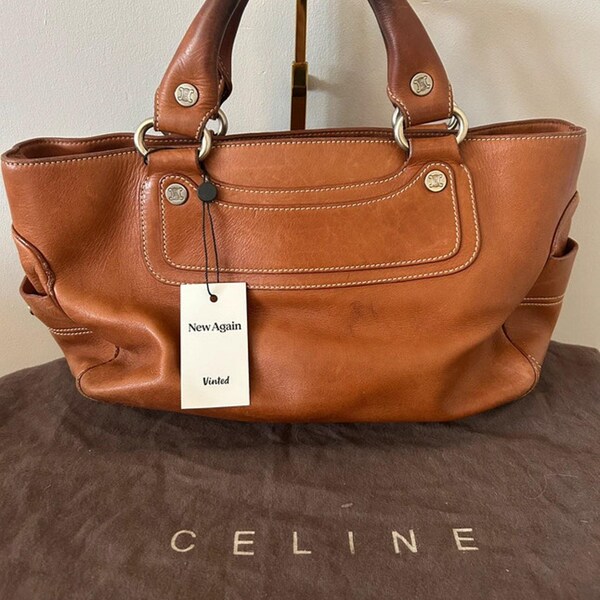 Celine Boogie Tasche - Vintage - Echt Leder - Hellbraun - Authentisch