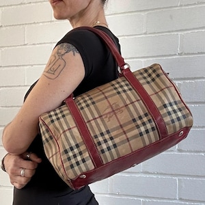 【未使用品】　バーバリーロンドン　ポーチ　パーティバッグ　ホースロゴ　キャンバス BURBERRY LONDONのレディース バッグ検索結果|古着・中古品の通販