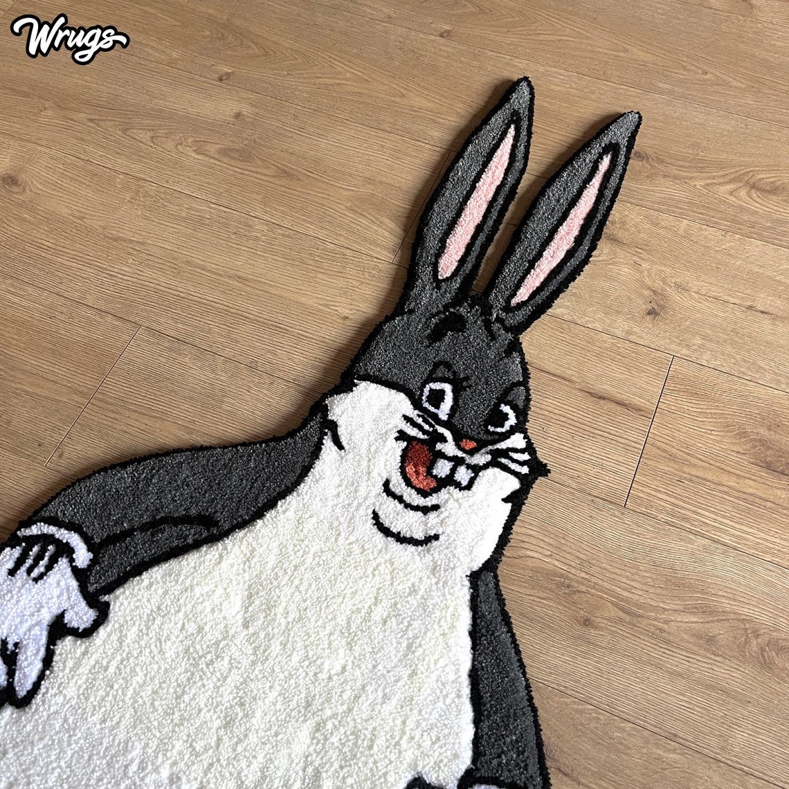Big Chungus Rug | Cartoon Rug | Bugs Bunny Rug | Tufted Rug | Punch ...