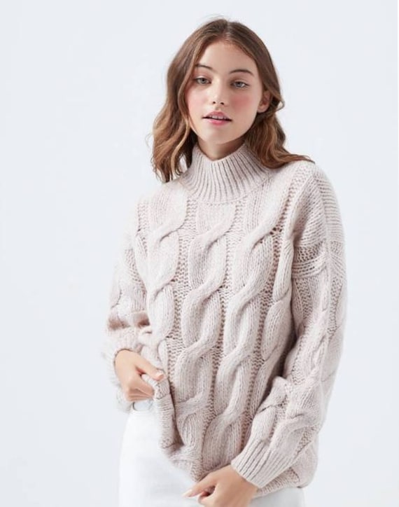 Pull en tricot à la main Etsy