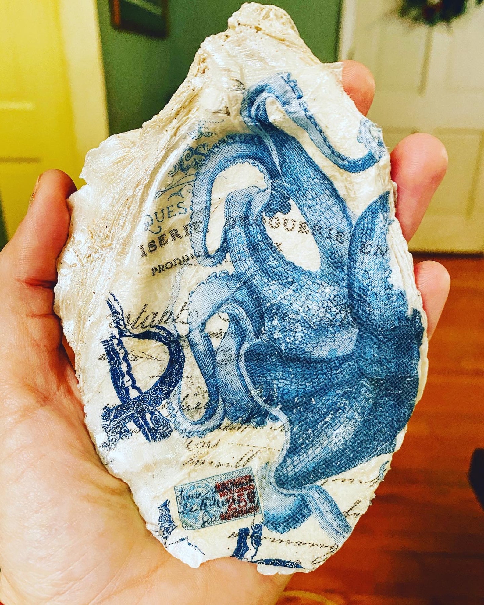 Nautical Oyster Jewelry Dish Etsy