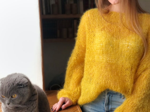 Mustard pullover sweater new arrivals