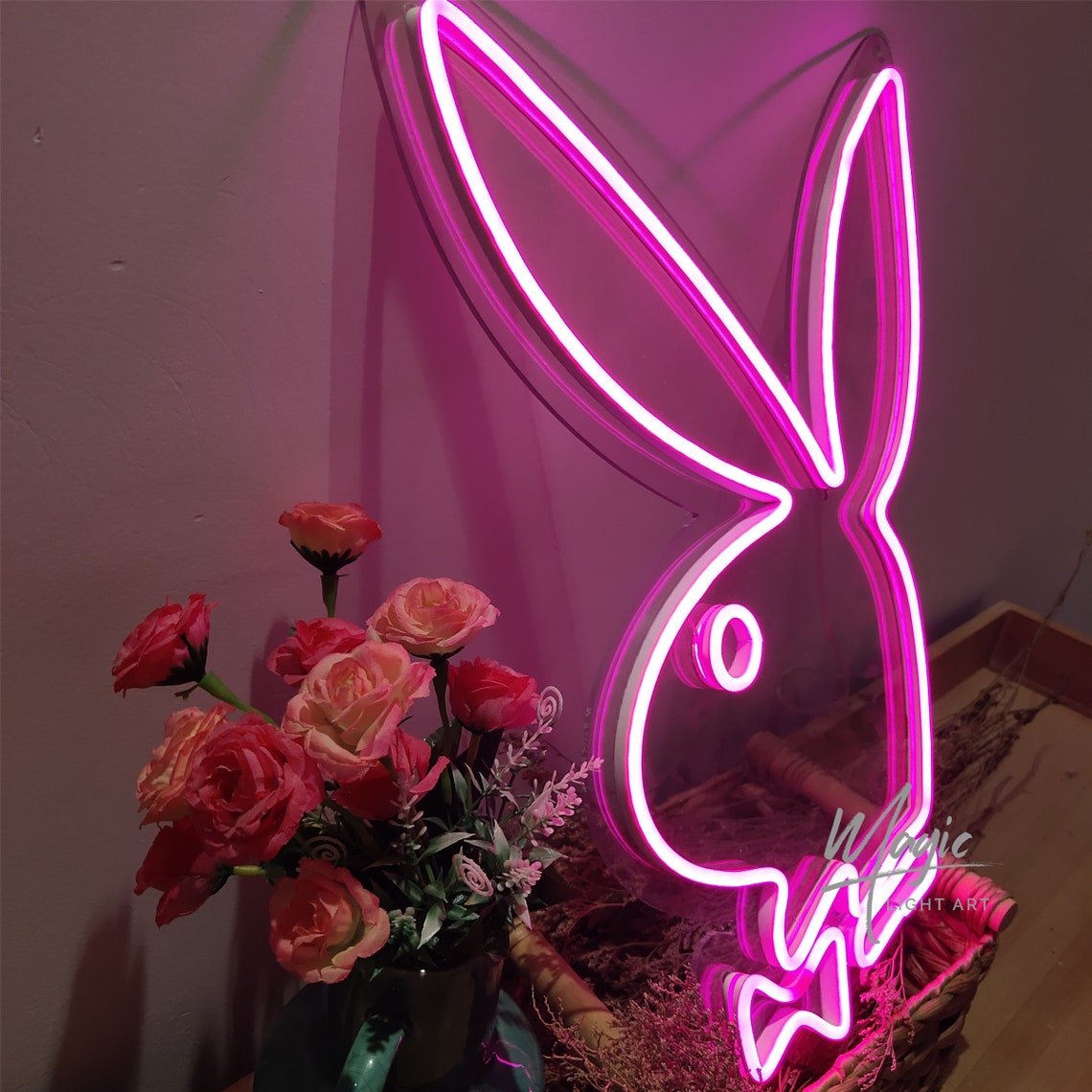 Playboy Bunny Neon Sign Custom Neon for bar decor Sign Home | Etsy