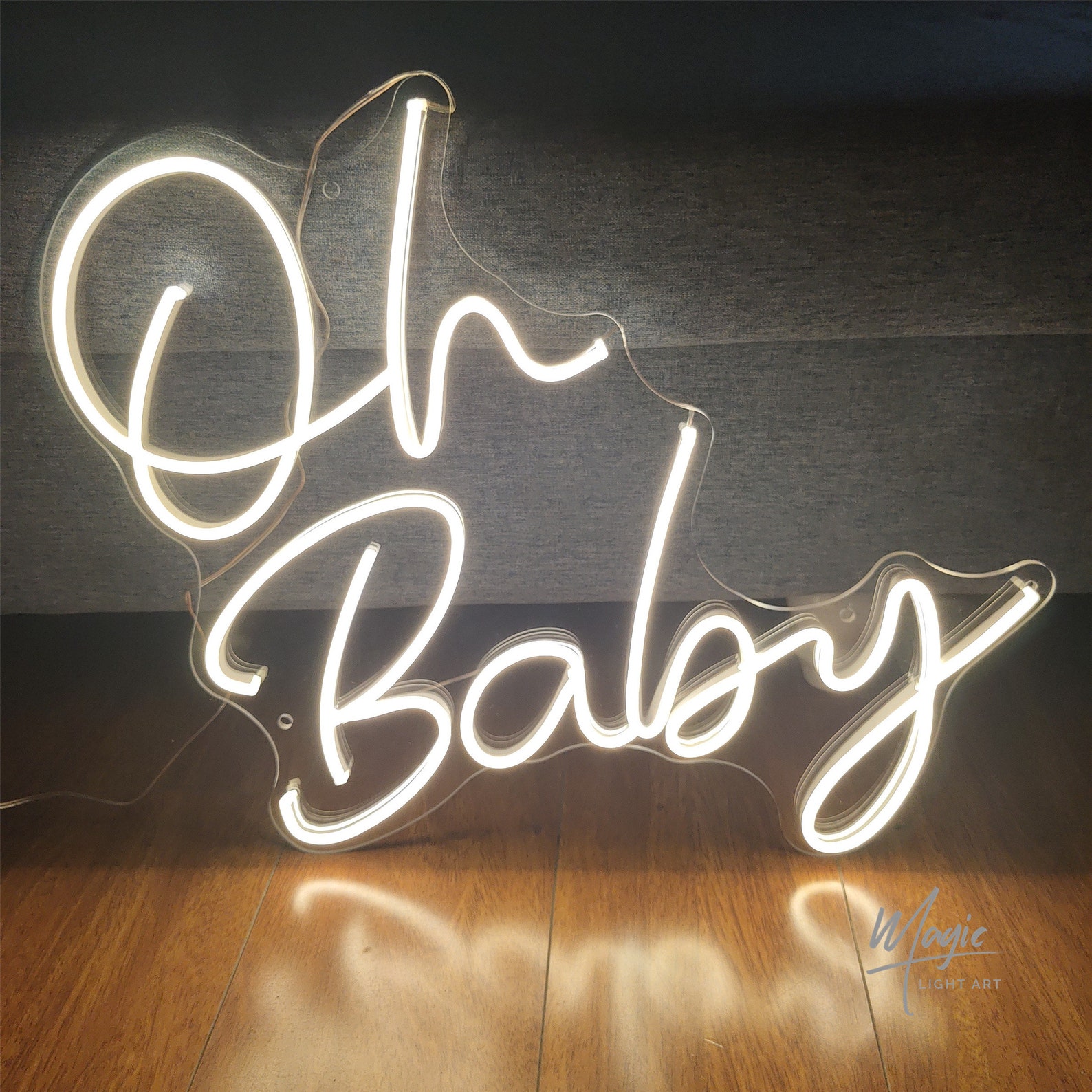 Oh Baby Neon Sign Neon Sign Bedroom Bar Home Party Wall Decor Etsy