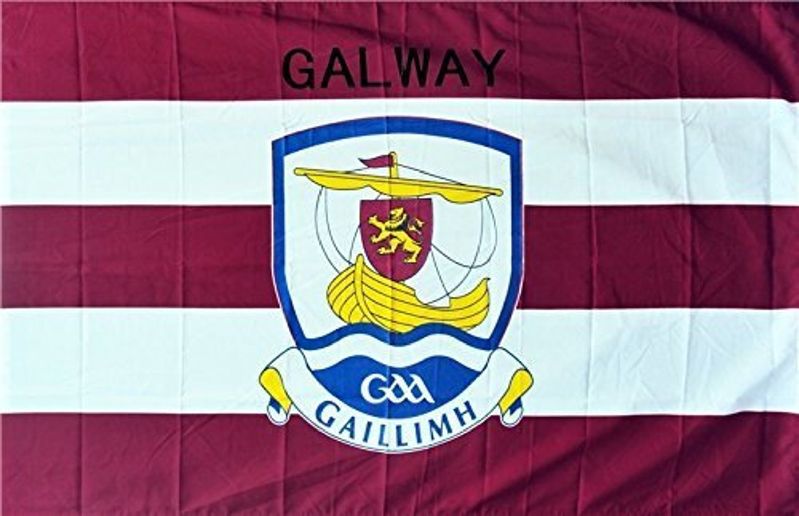 Official GAA All Ireland County GALWAY large crested flag Etsy