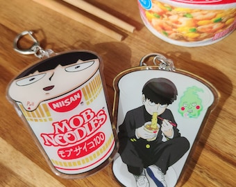 Fideos Niisan / Sal de sudor de estafador / Chico mlem / Dijes acrílicos / Llaveros
