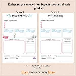 Printable Mindfulness Journal, Daily Reflection, Kids, Adults, Family ...