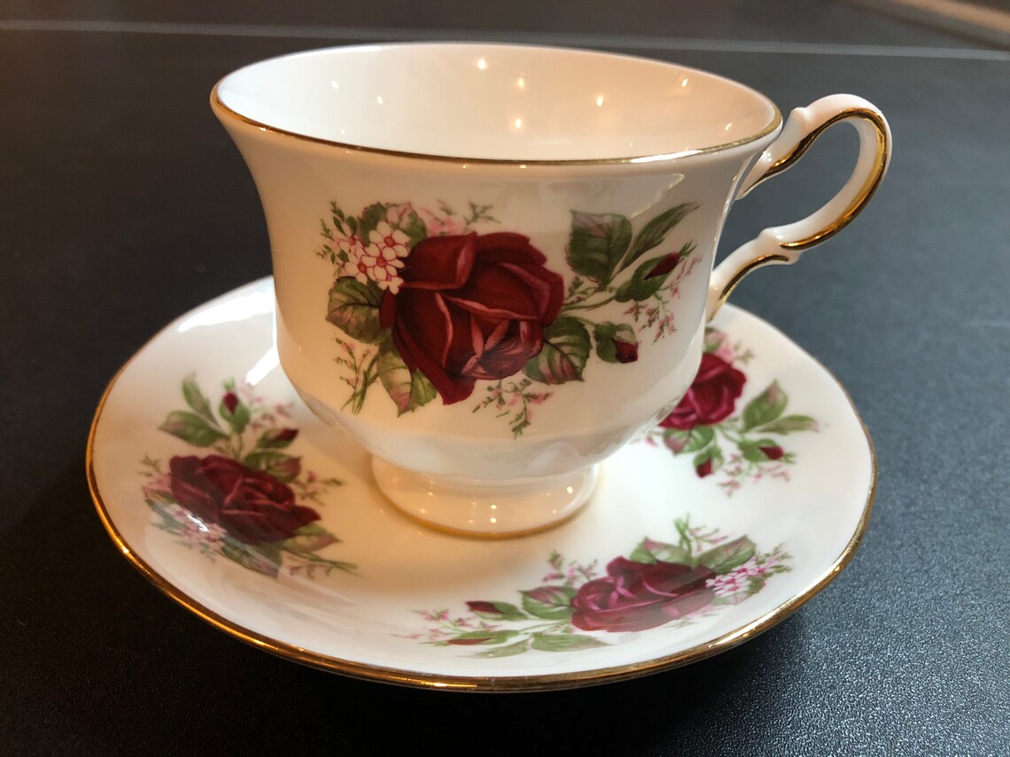 Clearance Fine Bone China Tea Cups & Saucers English Etsy