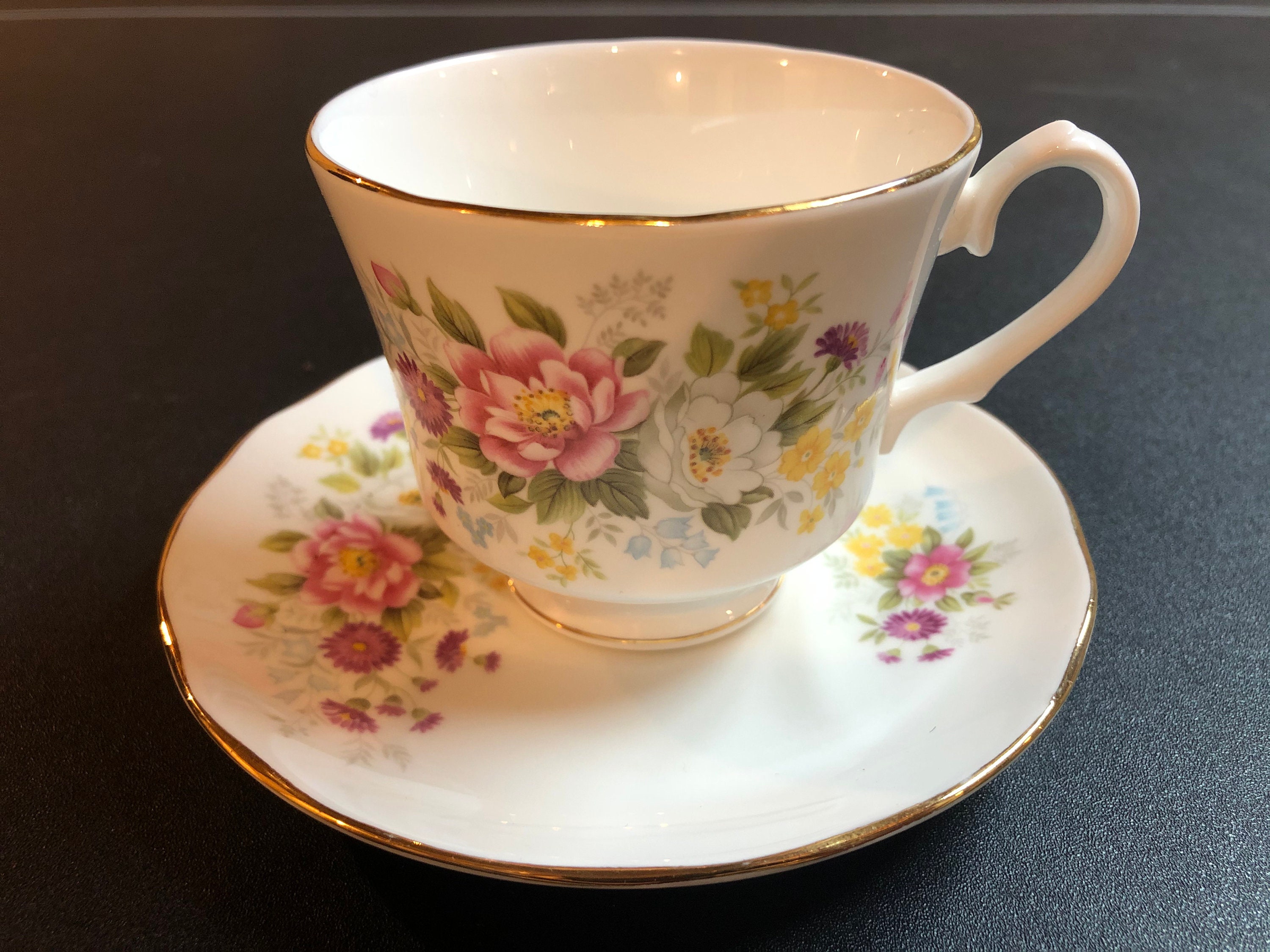 Clearance Fine Bone China Tea Cups & Saucers English Etsy
