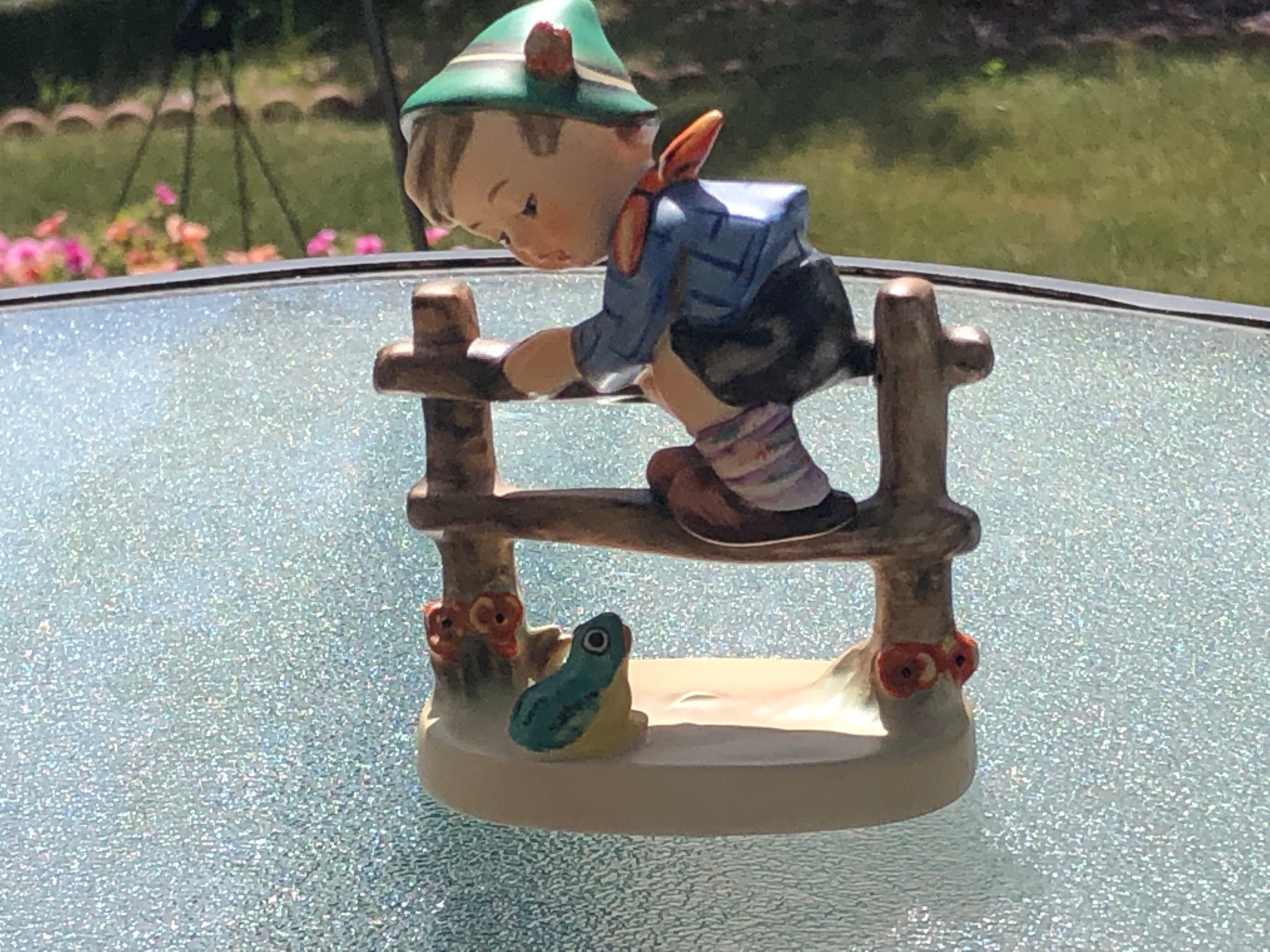 As Is Vintage Hummel Figurine 1960s West Germany Hummel Figurine Boy With Frog Hand Made and Painted Gift Home Decor Etsy Australia
