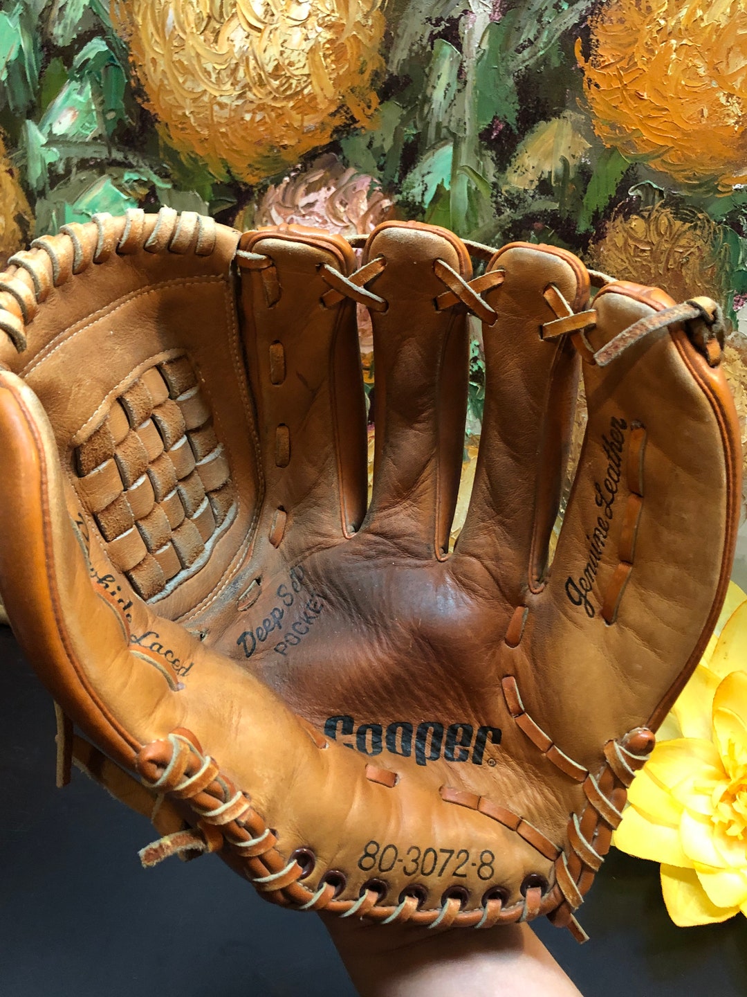 Gant De Baseball Cuir Vintage Cooper Canada – Occasion, Fabriqué En Thaïlande