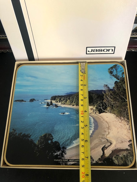 Vintage Jason New Zealand Landscape Placemats, Set of 6, Original