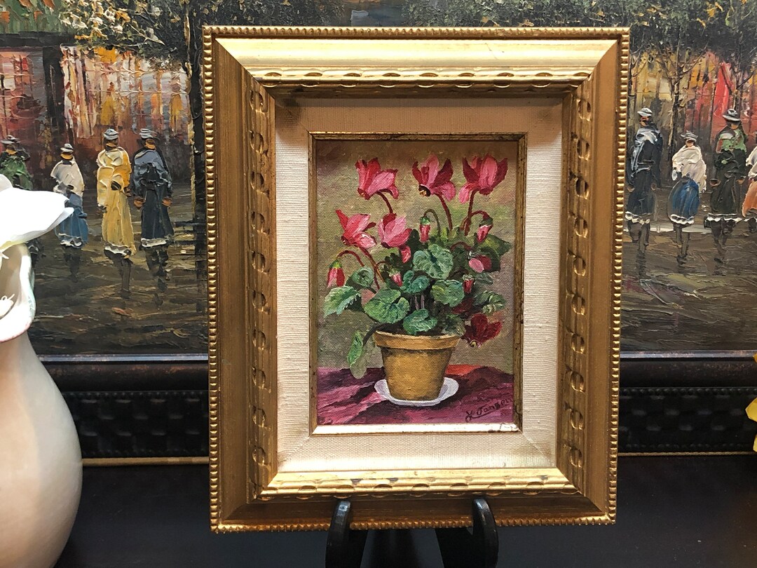 Vintage Framed Oil Painting, Canadian Hand Painting, Artist Signed