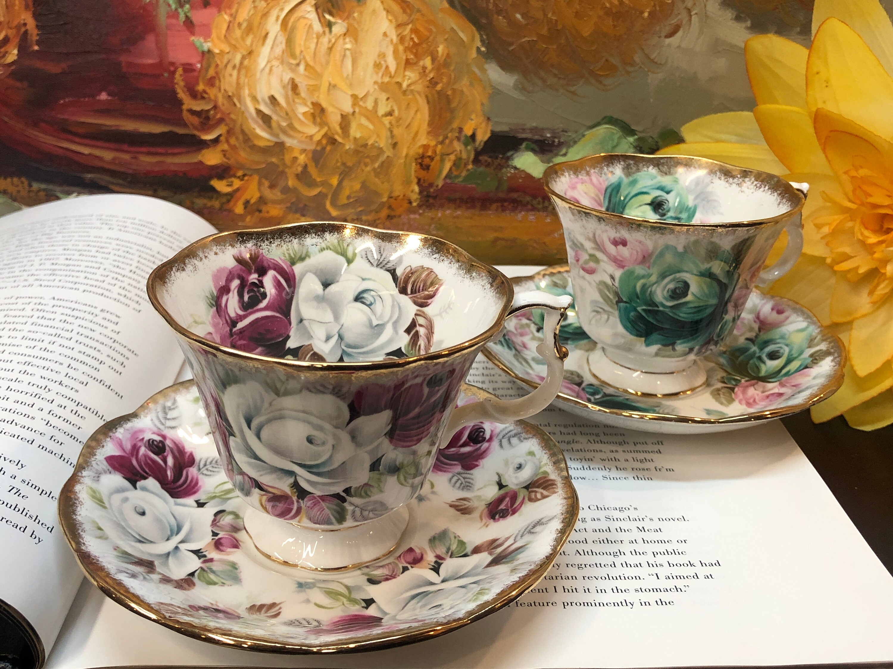 Royal Albert Cup and Saucer Summertime series (DEB) Royal Albert Cup and Saucer Summertime series (DEB)