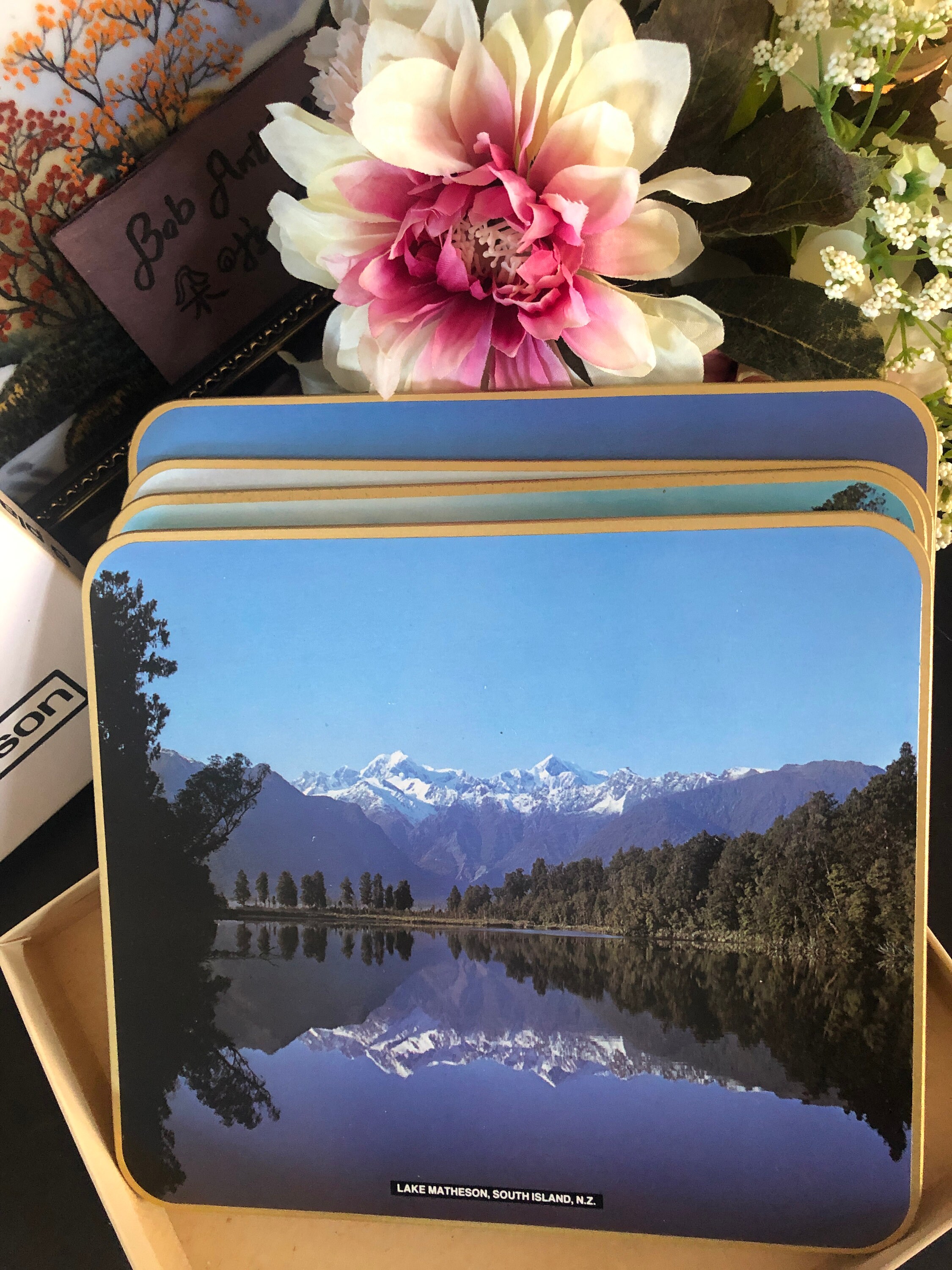 Vintage Jason New Zealand Landscape Placemats, Set of 6, Original