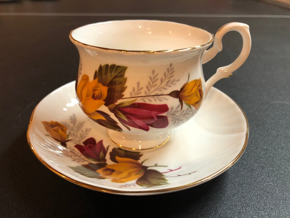 Clearance Fine Bone China Tea Cups & Saucers English Etsy