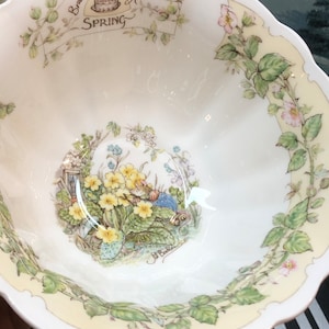 Vintage Royal Doulton Brambly Hedge Spring Bowl, English Bone China