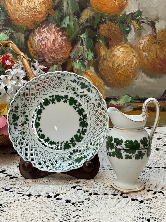 マイセン　ヴァインリーフ　トレイ マイセン ヴァインリーフ トレイ