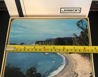 Vintage Jason New Zealand Landscape Placemats, Set of 6, Original