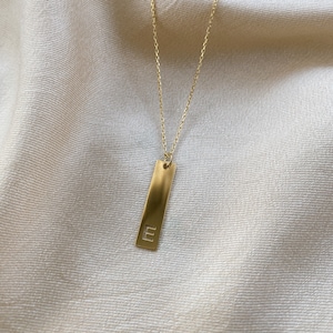 14K Gold Personalized Letter Necklace