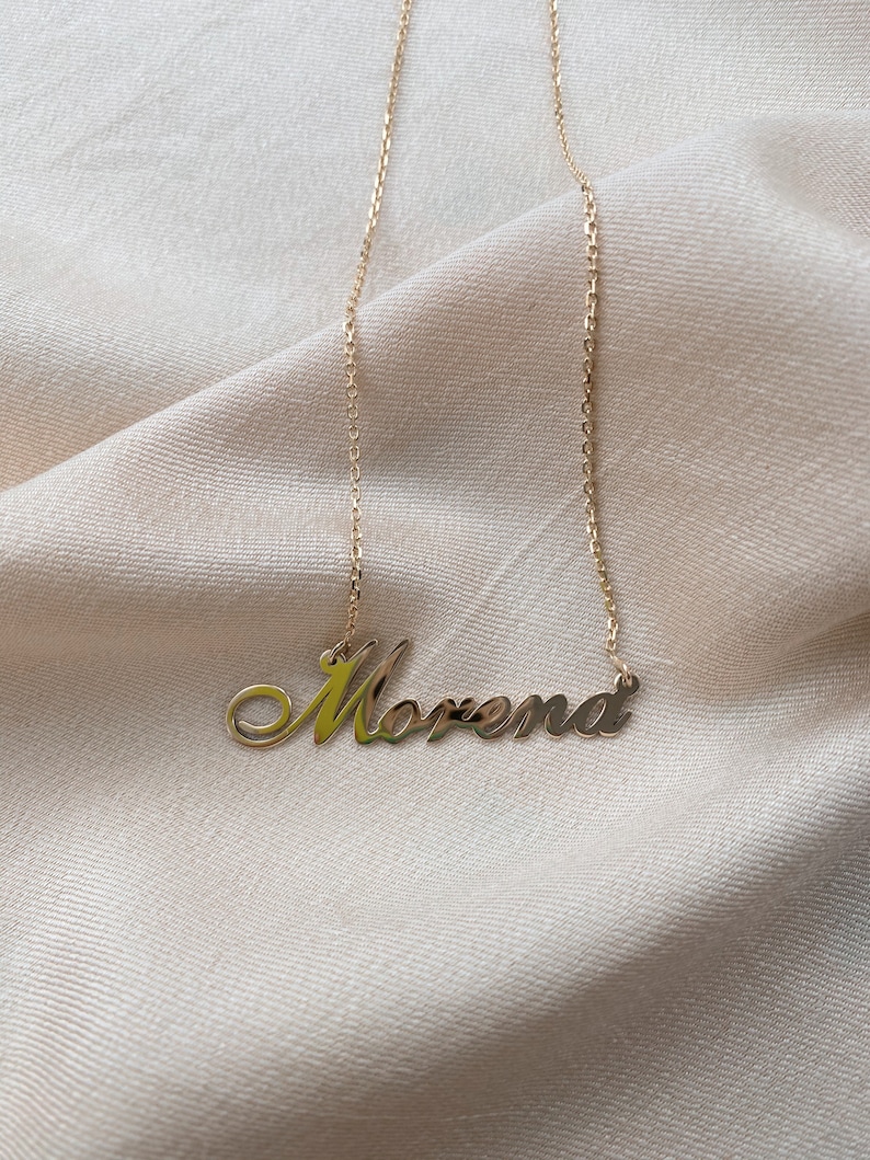 Personalized Name Necklace Personalized Gifts Silver Name Necklace 14K Gold Name Necklace Valentine/'s Day Gifts,