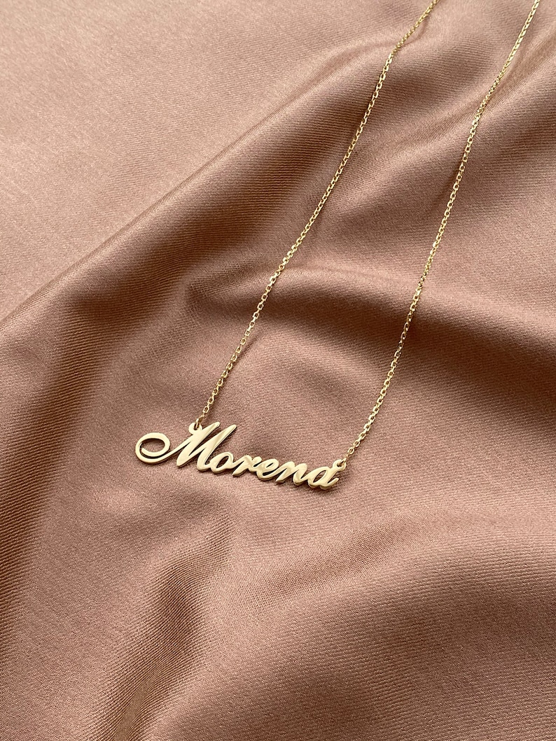 Personalized Name Necklace Personalized Gifts Silver Name Necklace 14K Gold Name Necklace Valentine/'s Day Gifts,