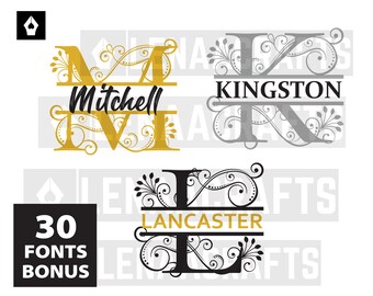 Download Monogram Svg Etsy