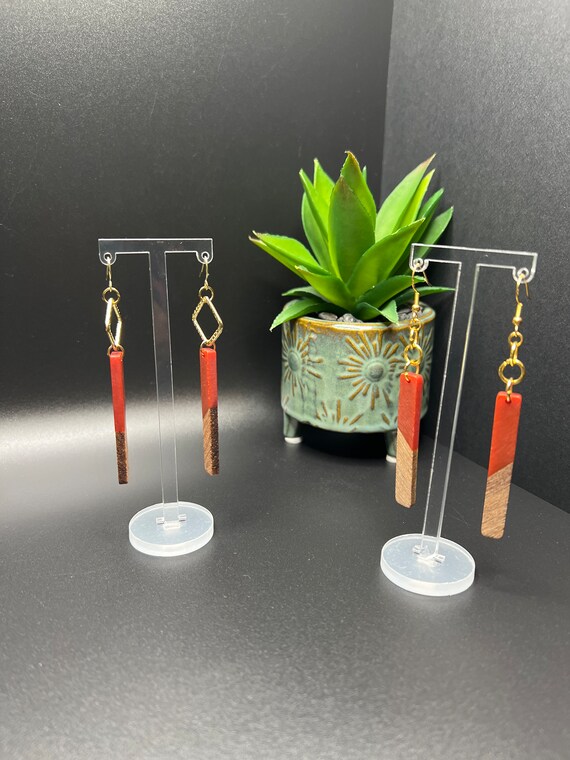 Wood Jewelry, Wood Earrings, Boho Style, Natural Wood Jewelry, Everyday Earrings, Statement Earrings, Gift