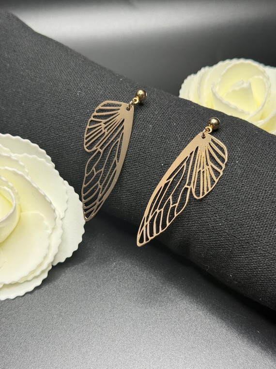 Gold Butterfly Wings