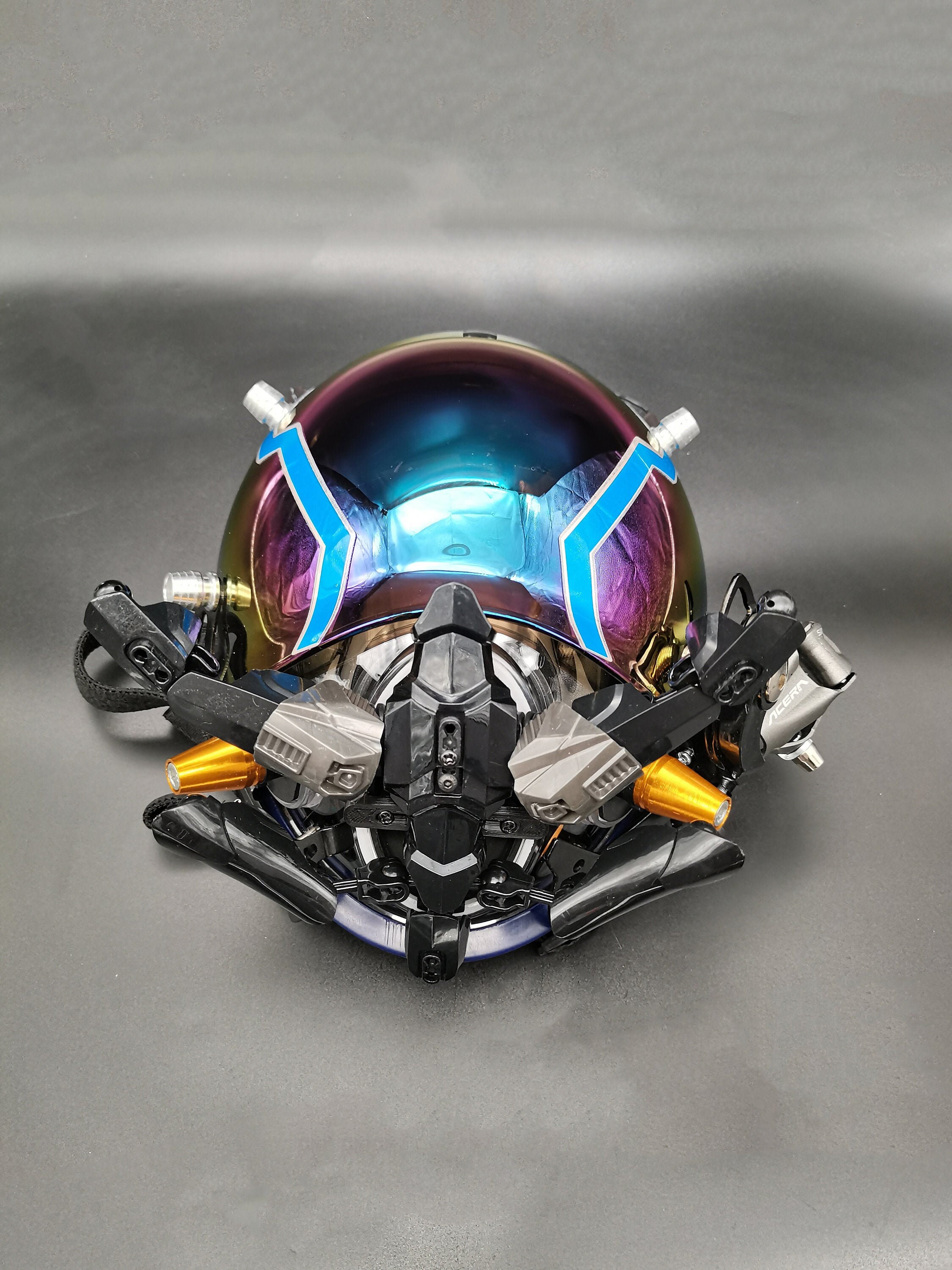 Cyberpunk 2077 LED MASK Dj Mask Cosplay Steampunk mask helmet Etsy