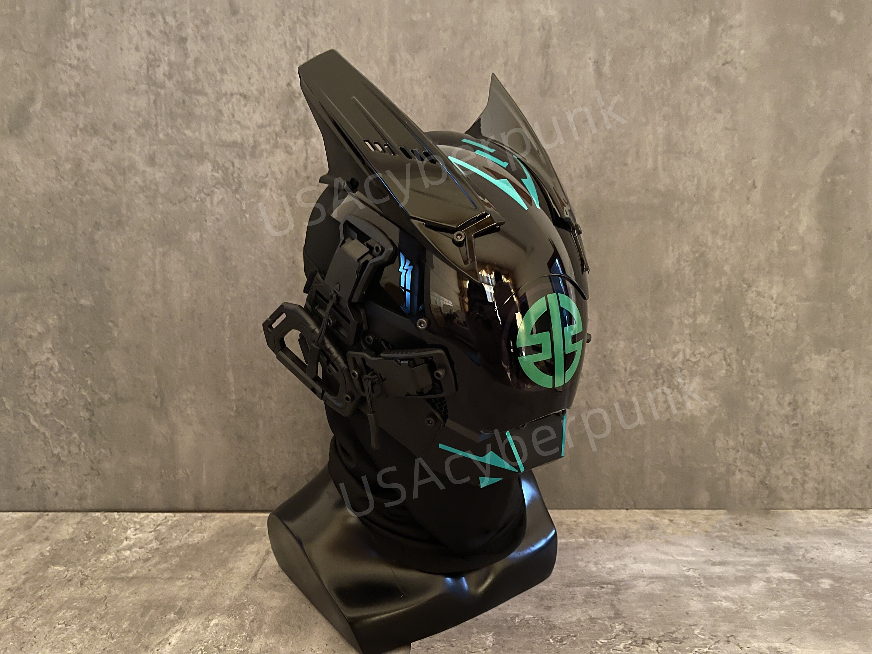 Cyberpunk Helmet cosplay Mask Cyberpunk Edgerunners David Luminous