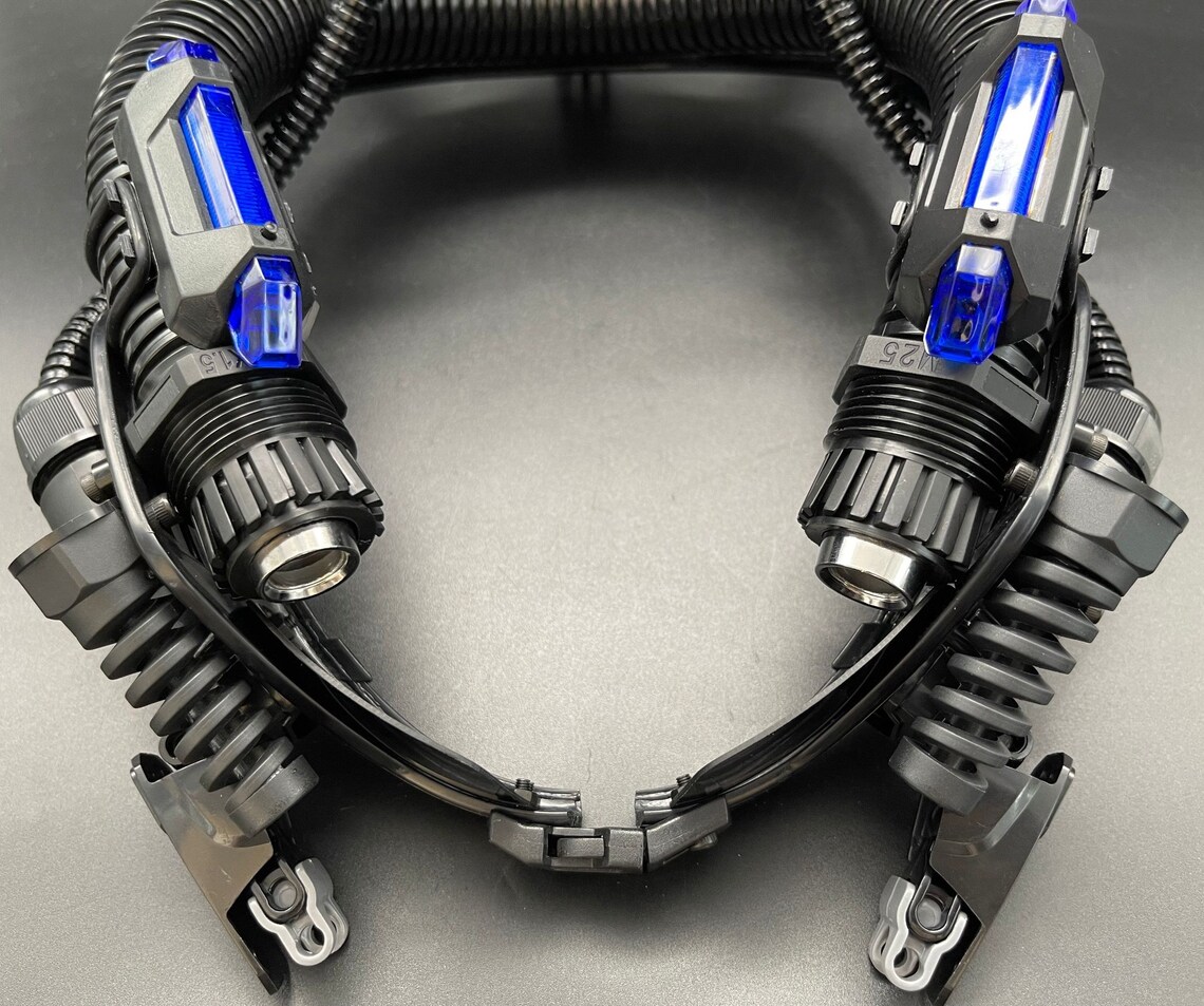 Cyberpunk Necklace Original Scifi Mechanical Neck Adornment Etsy