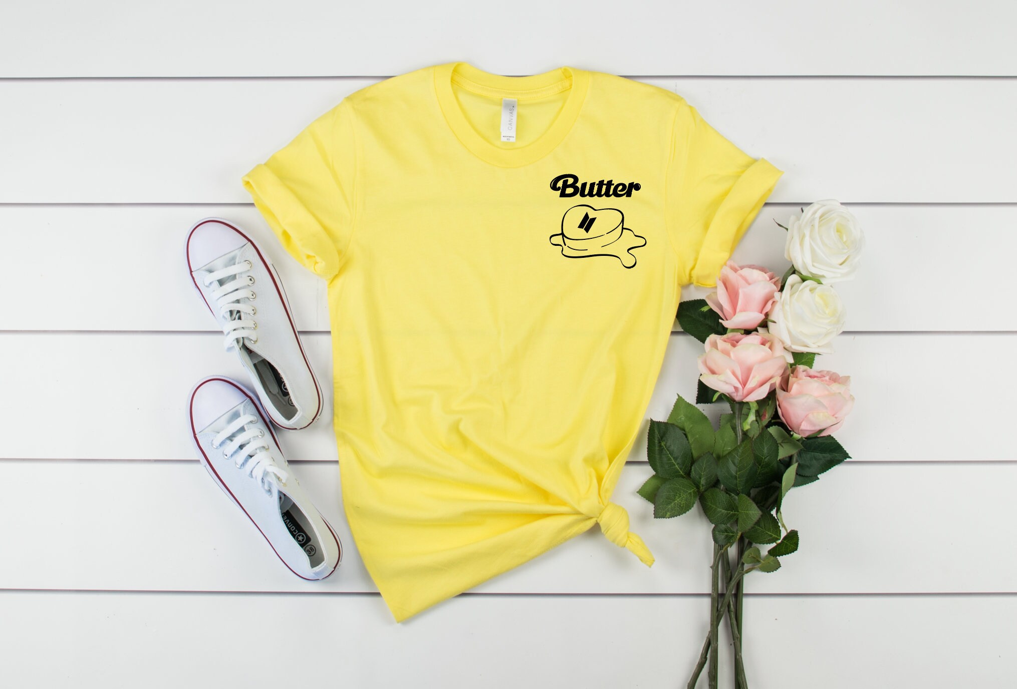BTS Butter Shirt, BTS  Shirt, BTS Logo Shirt, Bangtan Boys, Kpop Boy …