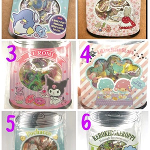 Sticker résine Sanrio, sticker gonflé Sanrio, Hello Kitty, Melody, Cinnamonroll, Purin, Keroppi, Tuxedo Sam, sticker époxy Sanrio, sticker 3D