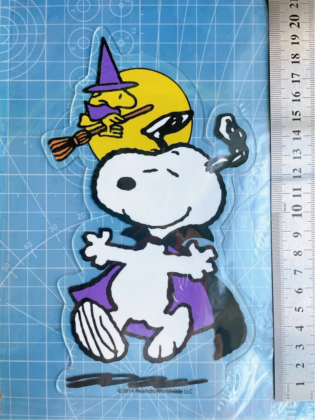 Halloween Window Cling Penauts Snoopy Window Decal Snoopy Etsy