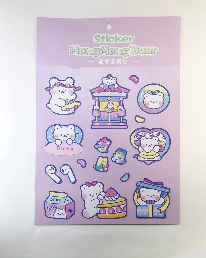 Milkjoy Bear Stickers, Waterproof, Laptop Decals, Mobile Stickers ...