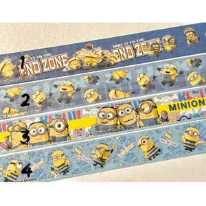 Rzadkie znalezisko, 12 wzorów taśm washi Despicable Me, taśmy maskujące Minionki, taśmy washi Minionki, oświetlenie Minionków, produkty wycofane ze sprzedaży