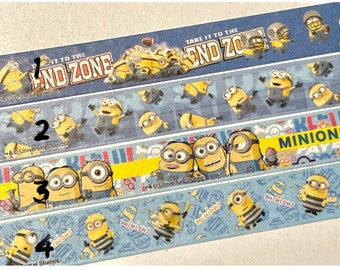 Rare find, 12 designs Despicable me washi tapes, minions masking tapes, minions washi tapes, minions illumination, discontinued products