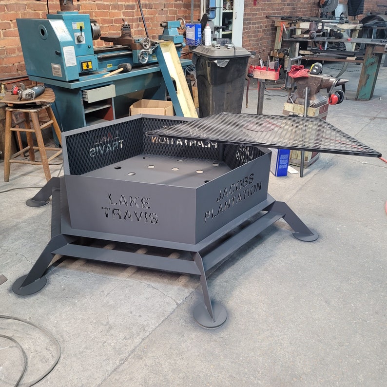 Custom Hexagon Fire Pits Etsy