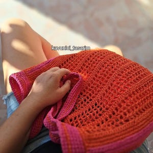 Boho Tasche, Handarbeit, Schultertasche, Häkeltasche, Vintage Tasche, Vintage Tasche, Häkeltasche mit Futter, Papiergarntasche,