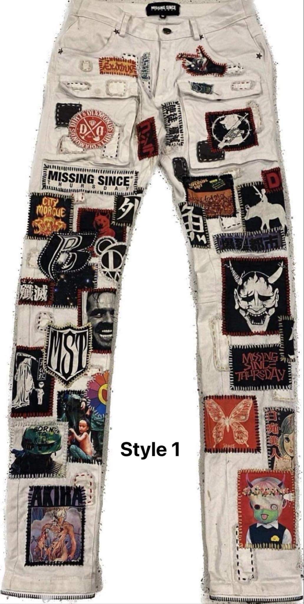 Missing since thursday Patch denim