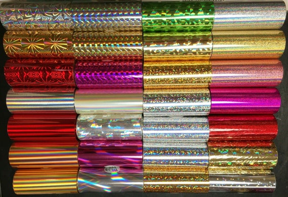 Kingsley Hot Stamping Holographic Foil 3 X 95 most Popular Styles for Fishing  Lures Package of 3 Rolls. FREE Ship 