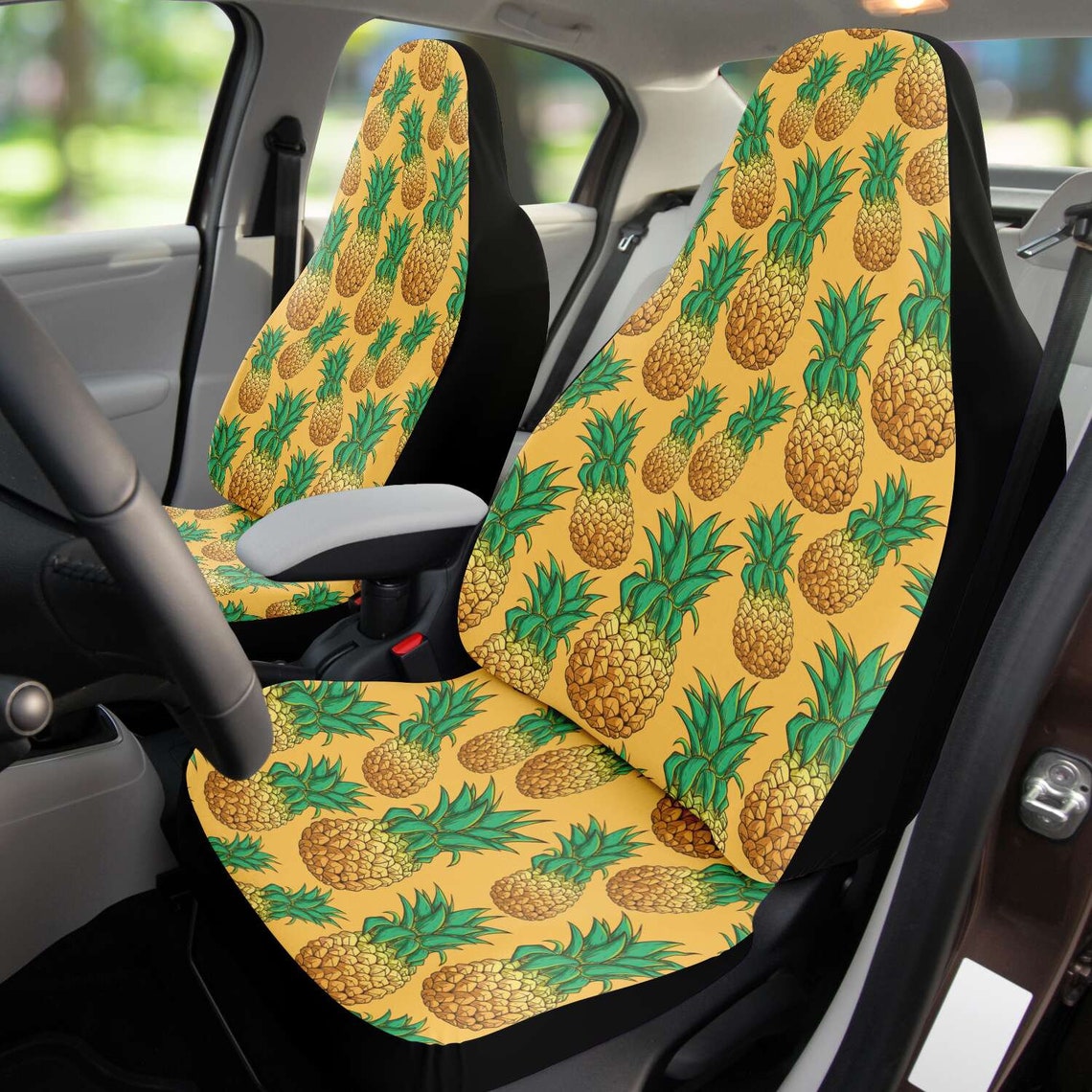 Pineapple car seat covers women cute seat cover girl car Etsy