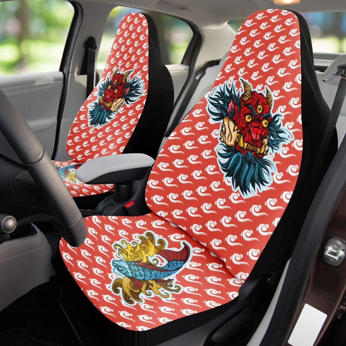 Car seat covers Japanese style car seat cover JDM vehicle Etsy