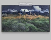 FRAME TV Winds on a Prairie. Antique art to download. Digitized classic landscape painting for Samsung Art TV Vintage Fine Art Mood